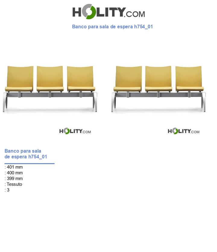 Banco para sala de espera h754_01