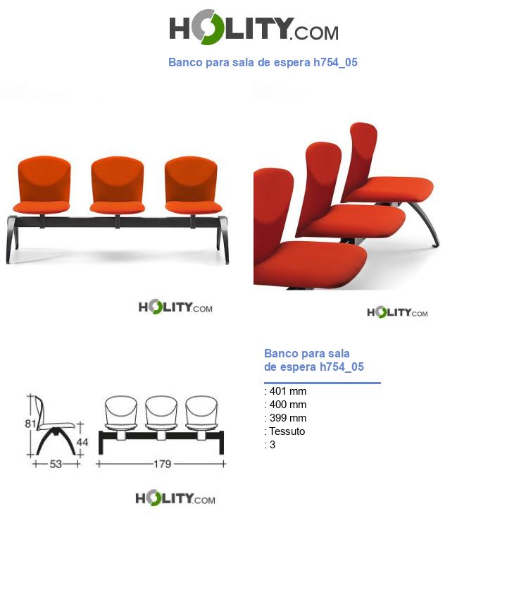 Banco para sala de espera h754_05
