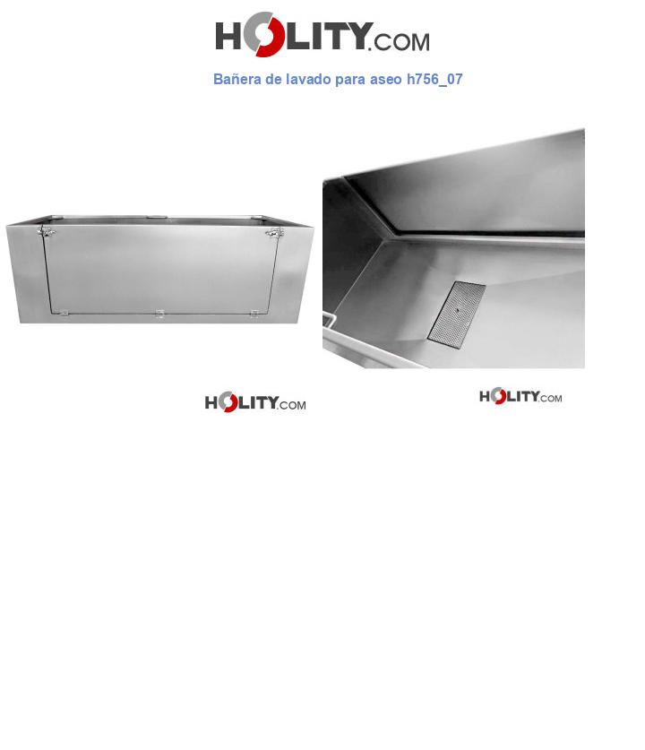 Bañera de lavado para aseo h756_07