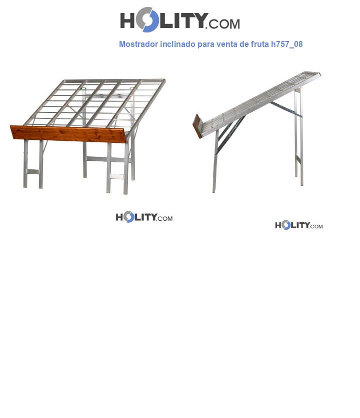 Mostrador inclinado para venta de fruta h757_08