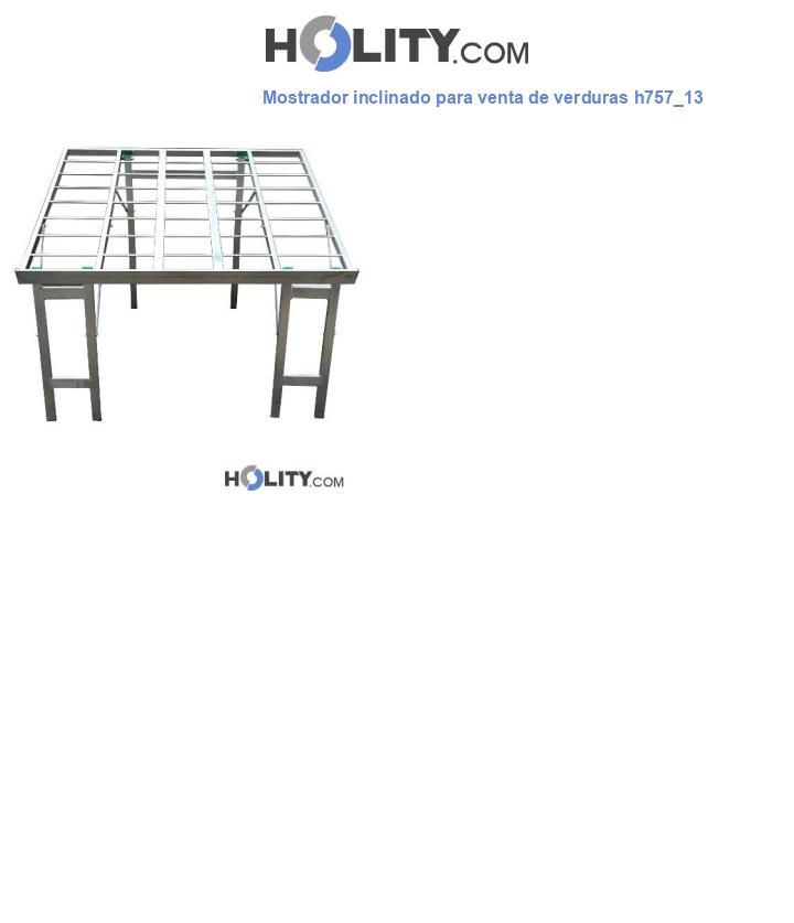 Mostrador inclinado para venta de verduras h757_13