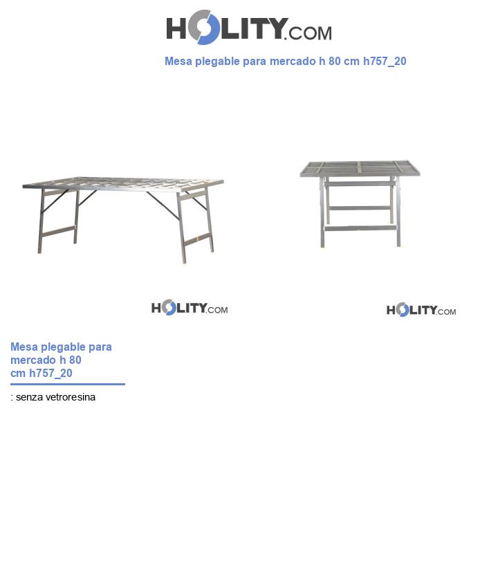 Mesa plegable para mercado h 80 cm h757_20