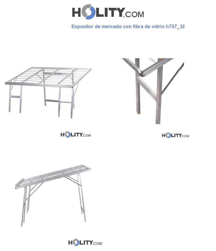 Expositor de mercado con fibra de vidrio h757_32