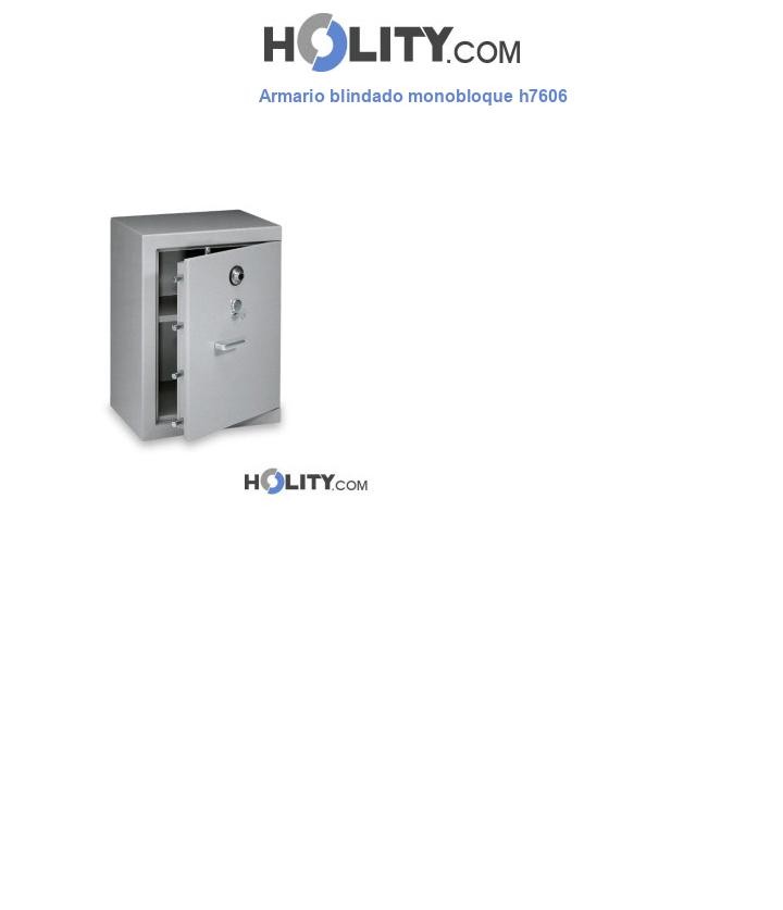 Armario blindado monobloque h7606