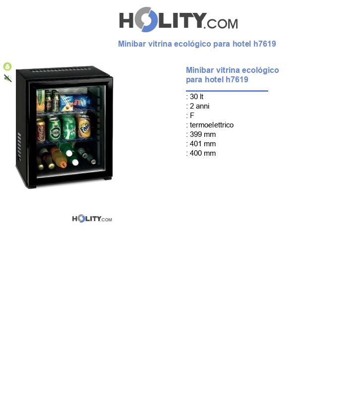 Minibar vitrina ecológico para hotel h7619