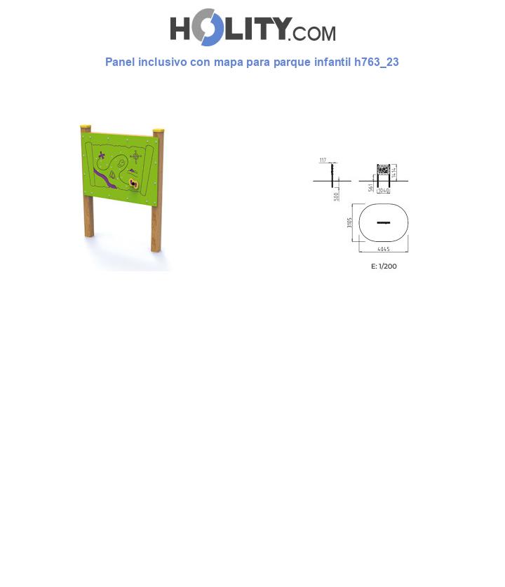 Panel inclusivo con mapa para parque infantil h763_23