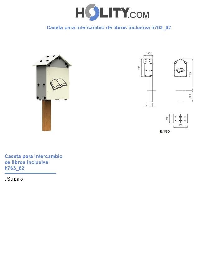 Caseta para intercambio de libros inclusiva h763_62