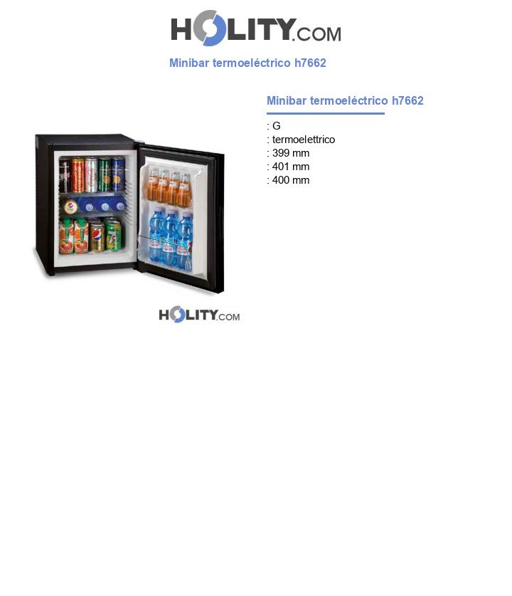 Minibar termoeléctrico h7662