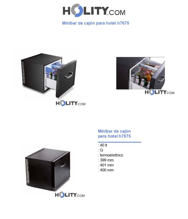 Minibar de cajón para hotel h7675