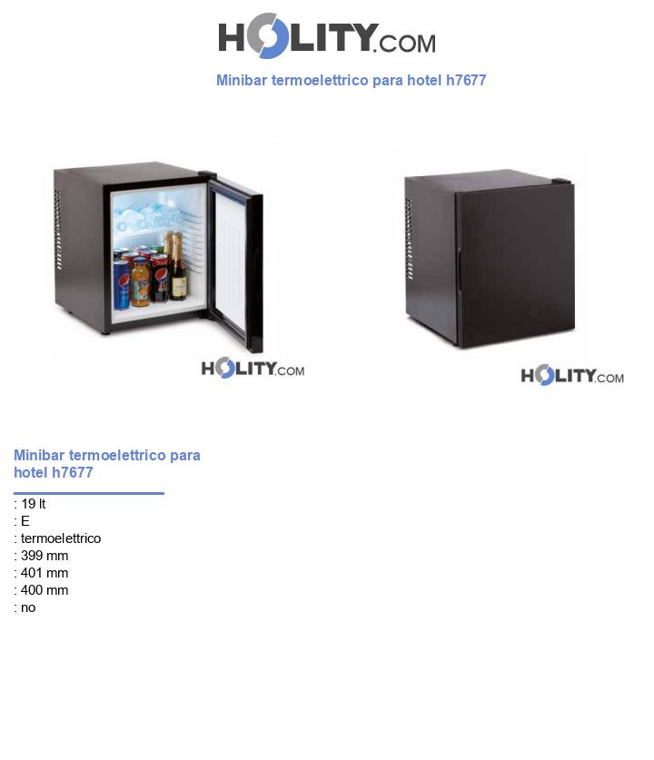 Minibar termoelettrico para hotel h7677