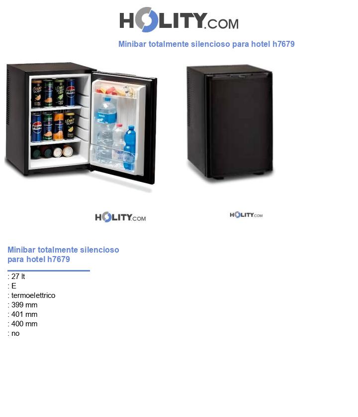 Minibar totalmente silencioso para hotel h7679