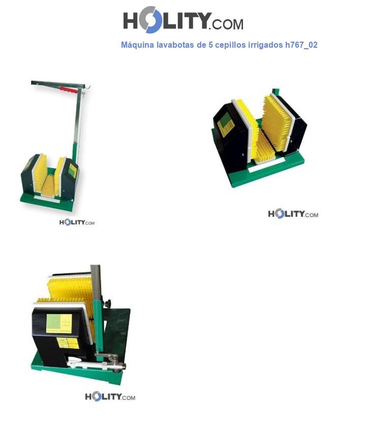 Máquina lavabotas de 5 cepillos irrigados h767_02