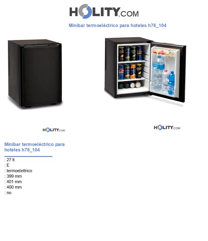 Minibar termoeléctrico para hoteles h76_104