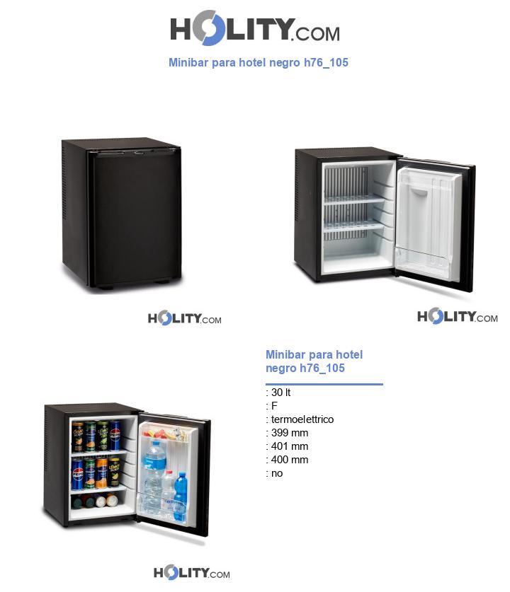 Minibar para hotel negro h76_105