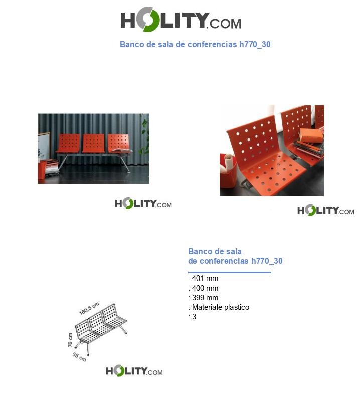 Banco de sala de conferencias h770_30