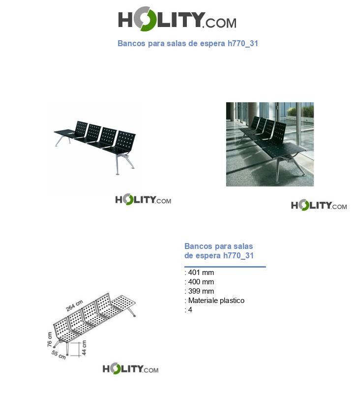 Bancos para salas de espera h770_31