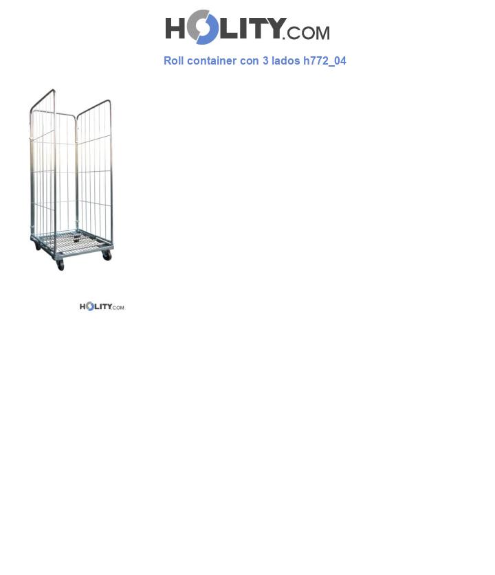 Roll container con 3 lados h772_04