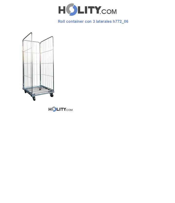 Roll container con 3 laterales h772_06