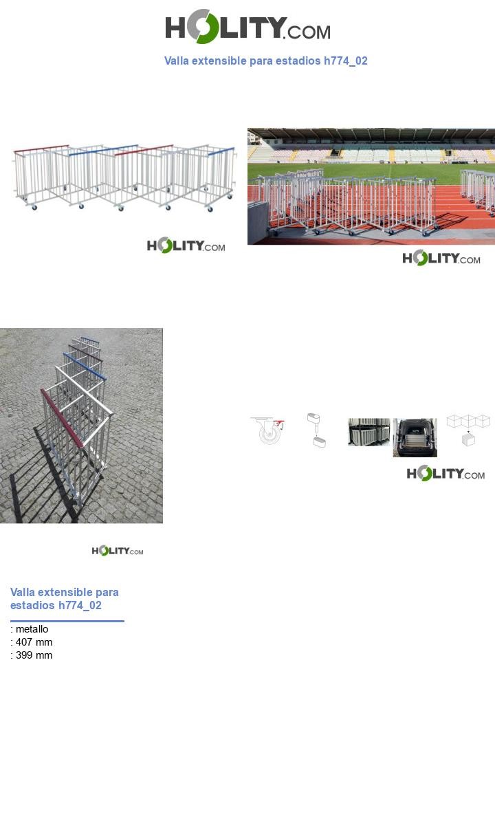 Valla extensible para estadios h774_02