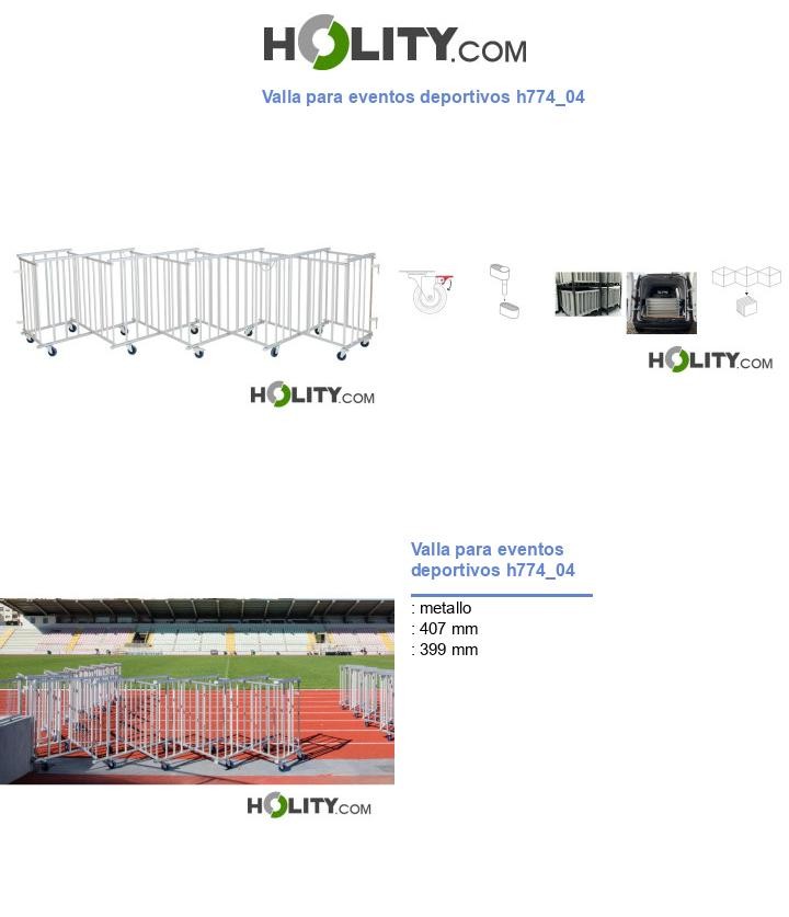 Valla para eventos deportivos h774_04