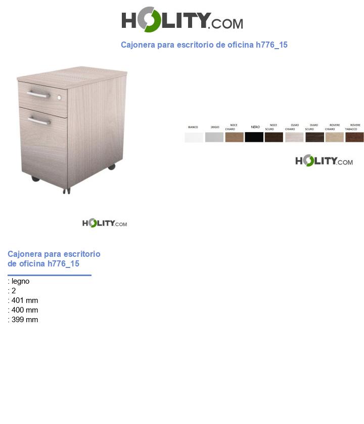 Cajonera para escritorio de oficina h776_15