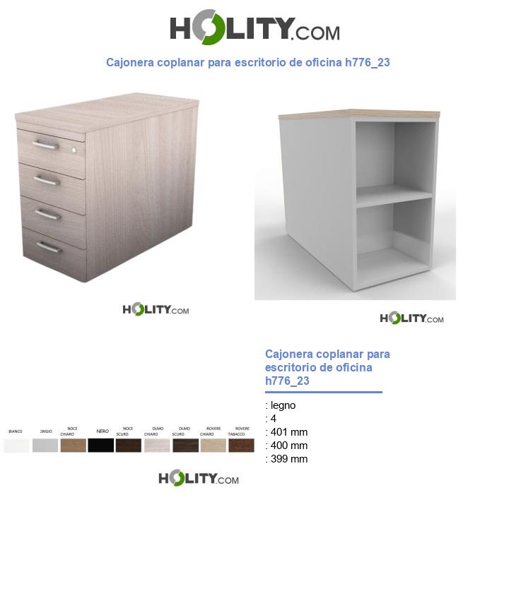 Cajonera coplanar para escritorio de oficina h776_23