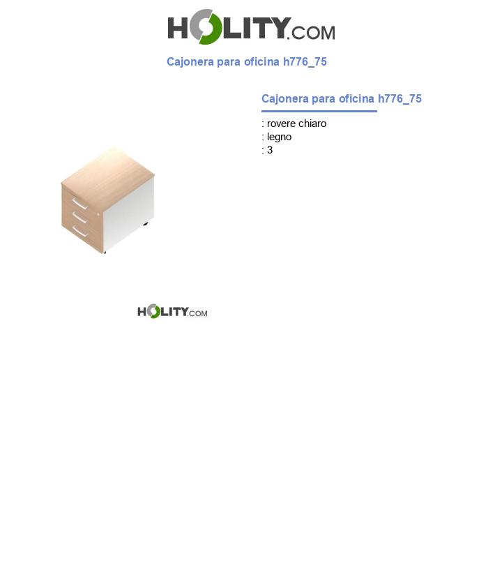 Cajonera para oficina h776_75