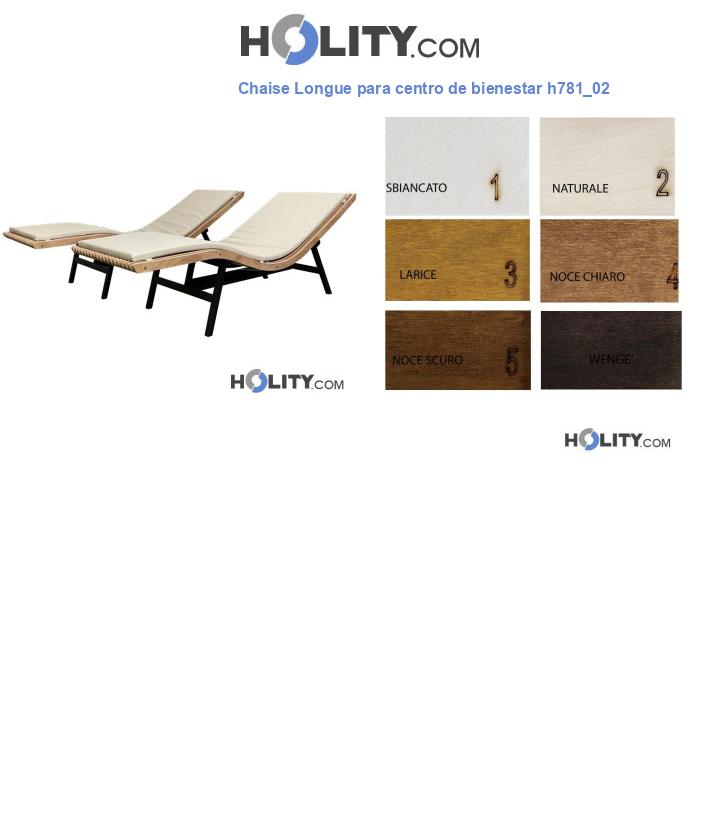Chaise Longue para centro de bienestar h781_02