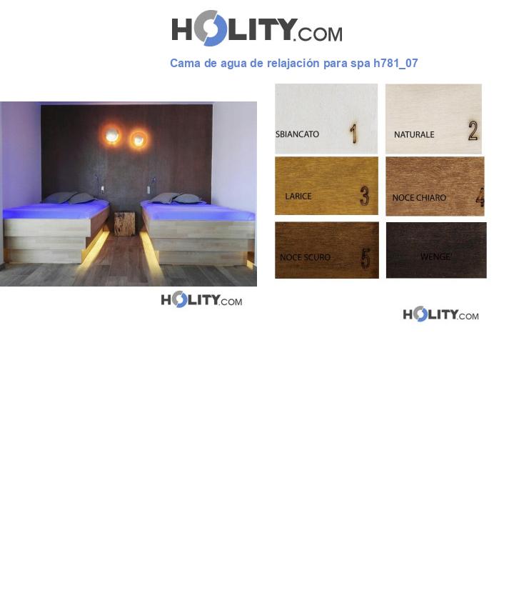 Cama de agua de relajación para spa h781_07