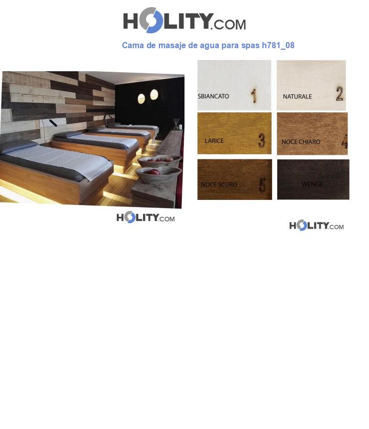 Cama de masaje de agua para spas h781_08