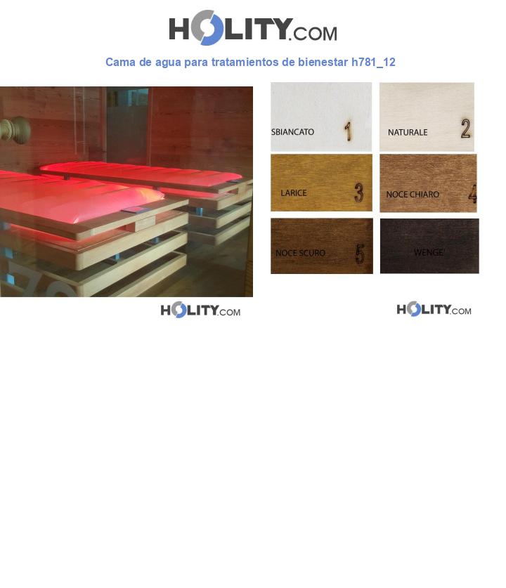 Cama de agua para tratamientos de bienestar h781_12