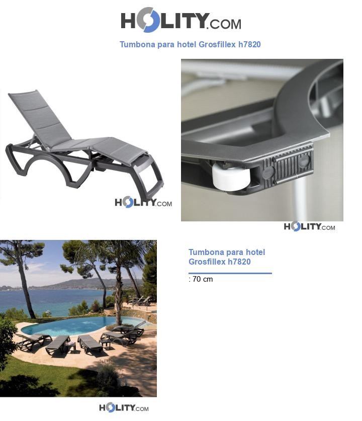 Tumbona para hotel Grosfillex h7820