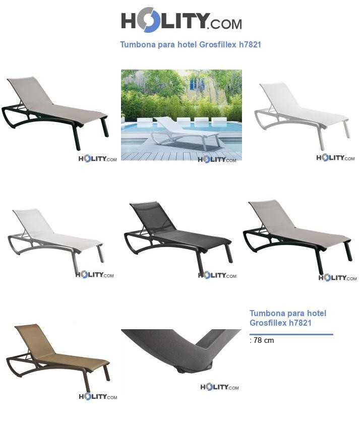 Tumbona para hotel Grosfillex h7821