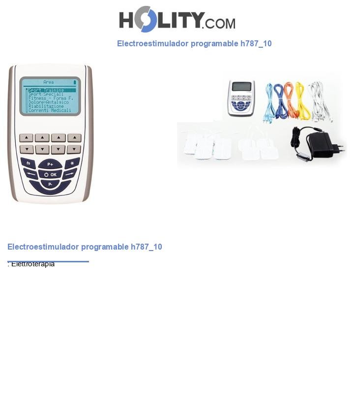 Electroestimulador programable h787_10