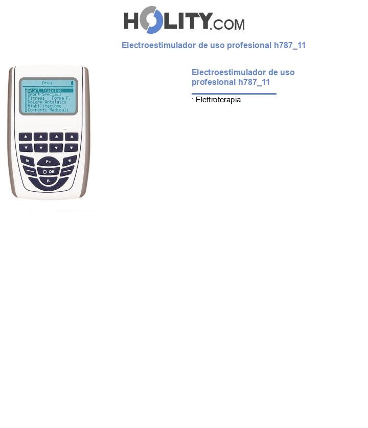 Electroestimulador de uso profesional h787_11