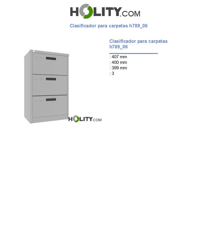 Clasificador para carpetas h789_06