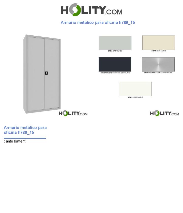 Armario metálico para oficina h789_15
