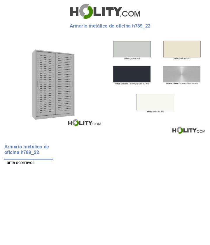 Armario metálico de oficina h789_22