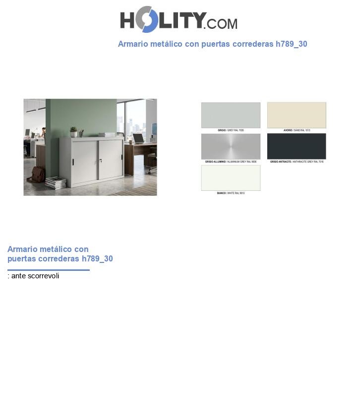 Armario metálico con puertas correderas h789_30