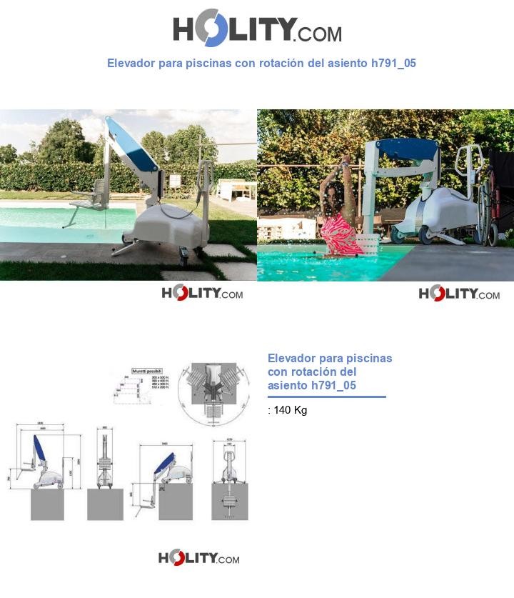 Elevador para piscinas con rotación del asiento h791_05