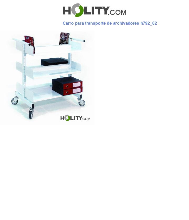Carro para transporte de archivadores h792_02