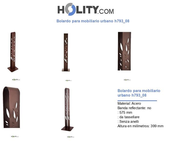 Bolardo para mobiliario urbano h793_08