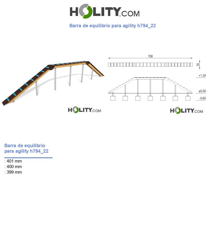 Barra de equilibrio para agility h794_22