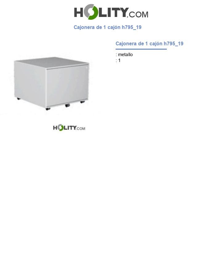 Cajonera de 1 cajón h795_19