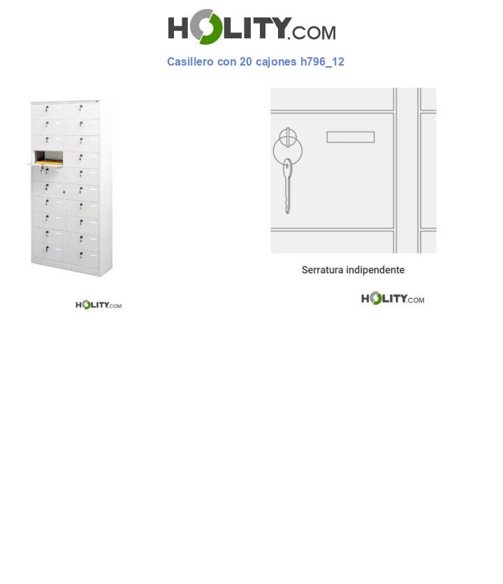 Casillero con 20 cajones h796_12