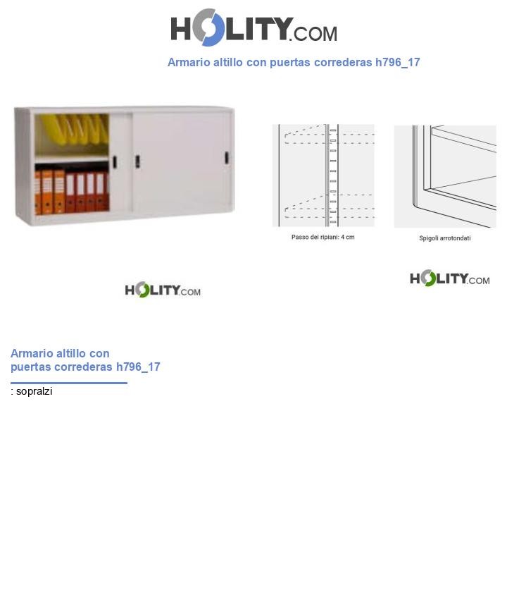 Armario altillo con puertas correderas h796_17