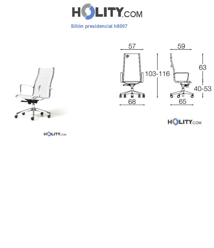 Sillón presidencial h8007