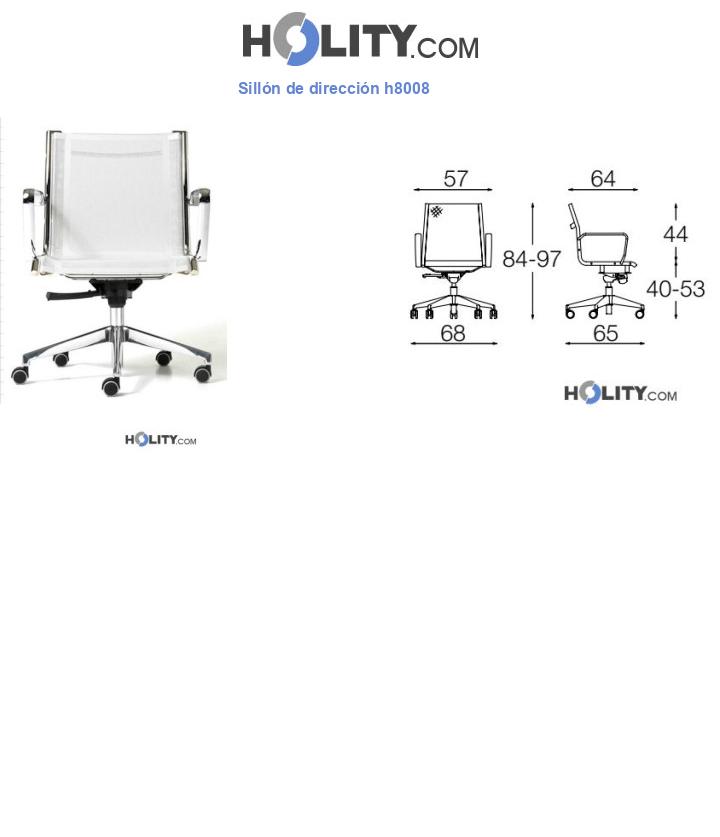 Sillón de dirección h8008