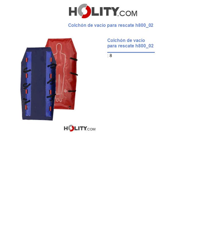 Colchón de vacío para rescate h800_02