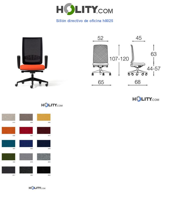 Sillón directivo de oficina h8025